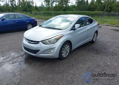 2014 Hyundai Elantra Se из США, поврежденный, VIN KMHDH4AE3EU087108